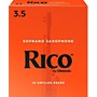 Rico Soprano Saxophone Reeds, Box of 10 3.5