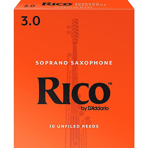 Rico Soprano Saxophone Reeds, Box of 10 3
