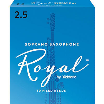 Rico Royal Soprano Saxophone Reeds, Box of 10
