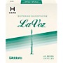 La Voz Soprano Saxophone Reeds Hard Box of 10
