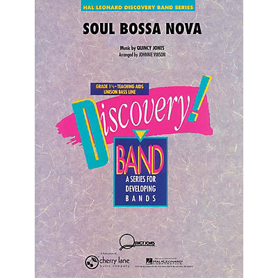 Cherry Lane Soul Bossa Nova Concert Band Level 1.5 Arranged by Johnnie Vinson