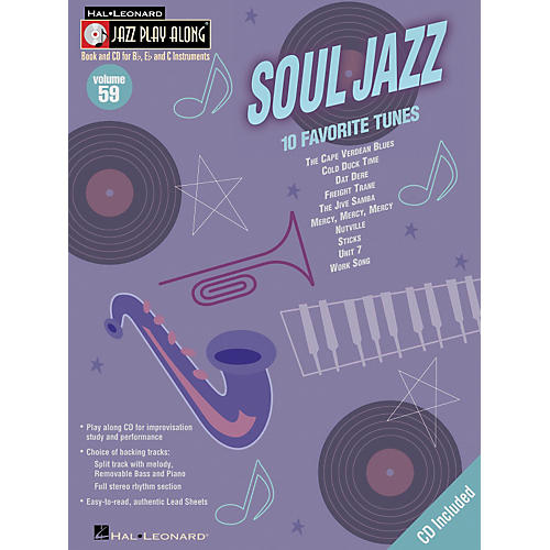 Soul Jazz - Jazz Play Along Volume 59 Book with CD