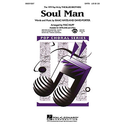 Hal Leonard Soul Man SATB by Blues Brothers arranged by M Huff