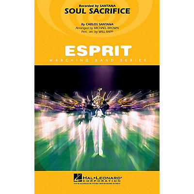 Hal Leonard Soul Sacrifice Marching Band Level 3 by Santana Arranged by Michael Brown