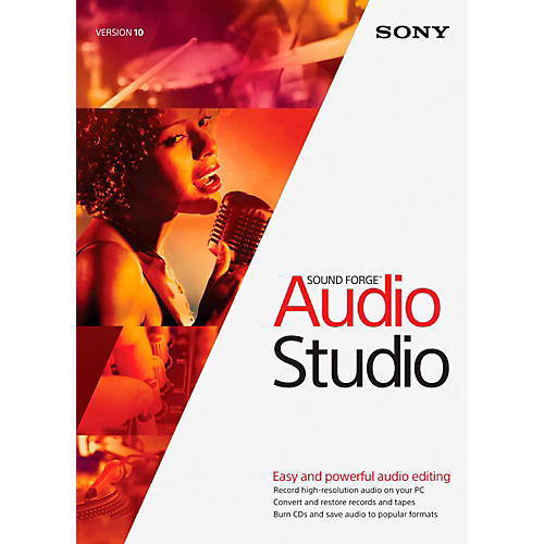 Sound Forge Audio Studio 10