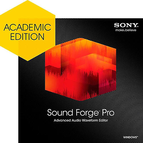 Sound Forge Pro 11 - Academic Software Download