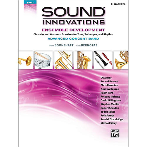 Alfred Sound Innovations Concert Band Ensemble Development Advanced Clarinet 3