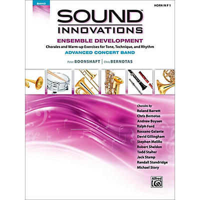 Alfred Sound Innovations Concert Band Ensemble Development Advanced French Horn 1