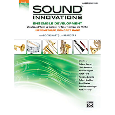 Alfred Sound Innovations Concert Band Ensemble Development Mallet Percussion Book