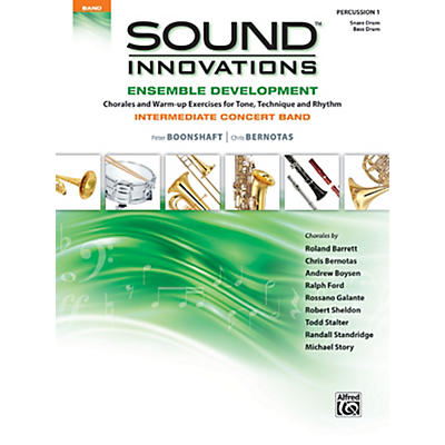 Alfred Sound Innovations Concert Band Ensemble Development Percussion 1 Book