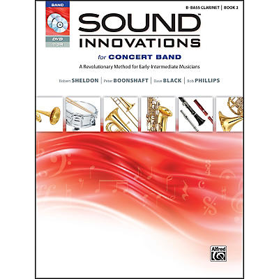 Alfred Sound Innovations for Concert Band Book 2 B-Flat Bass Clarinet Book CD/DVD