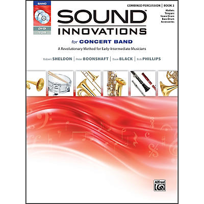 Alfred Sound Innovations for Concert Band Book 2 Combined Percussion Book CD/DVD