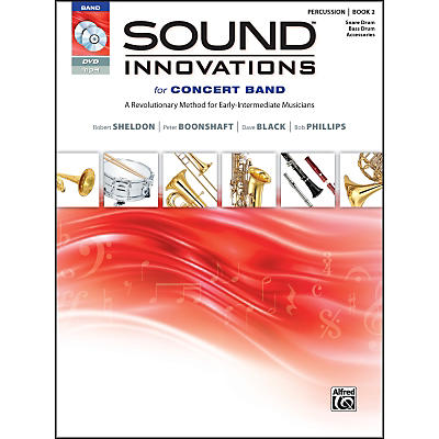 Alfred Sound Innovations for Concert Band Book 2 Percus,Sn,Bass/Acc. Book CD/DVD