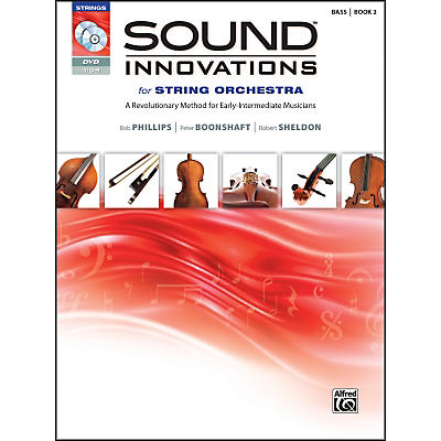 Alfred Sound Innovations for String Orchestra Book 2 Bass Book CD/DVD