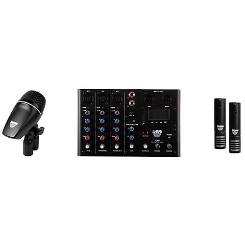 Sound Kit - 4-Piece Drum Mic and Mixer Set