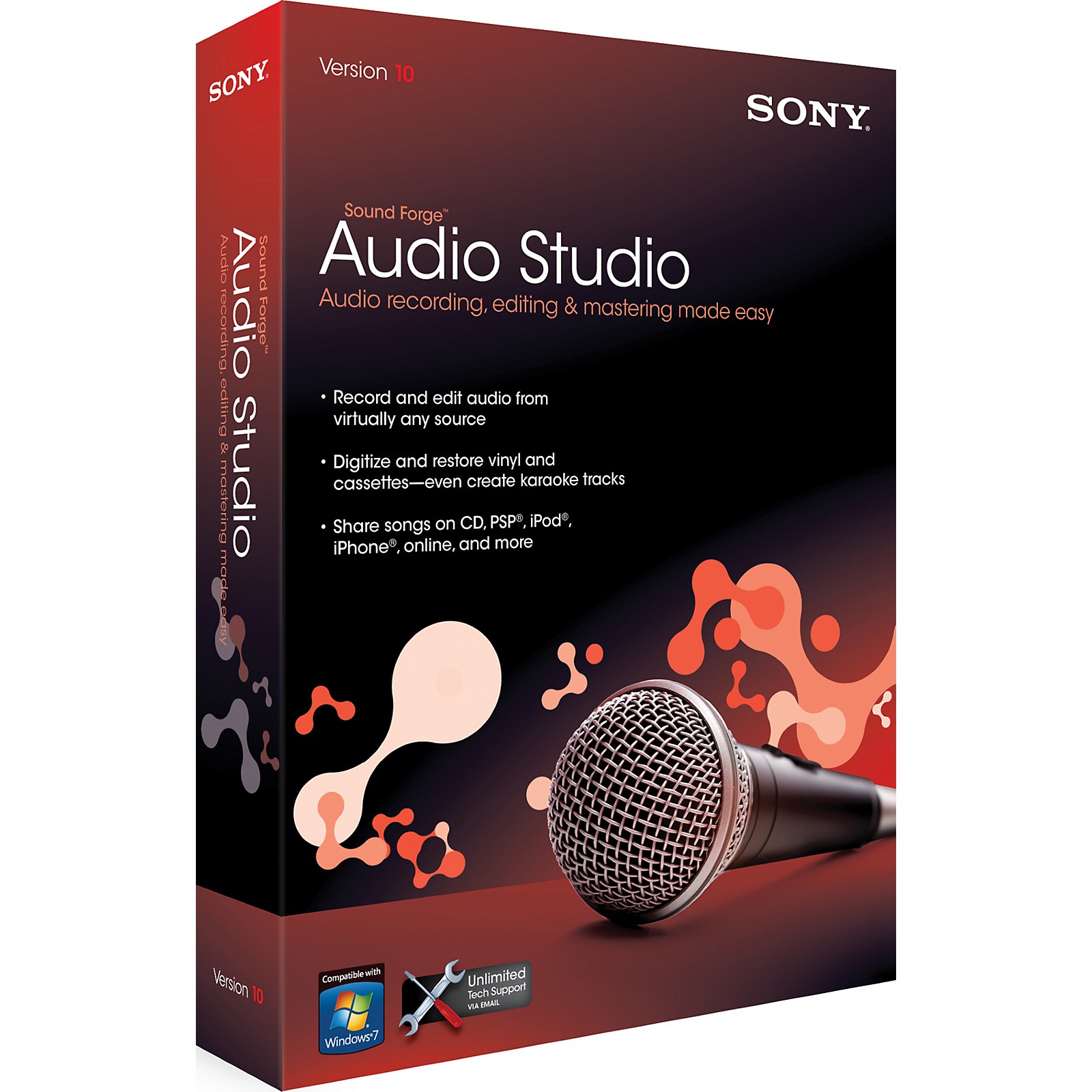why is sony sound forge pro 10 unavailable