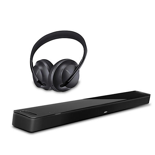 Bose Soundbar 900 With Noise Cancelling Headphones 700 Black
