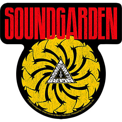 C&D Visionary Soundgarden Yellow Bad Motorfinger Sticker