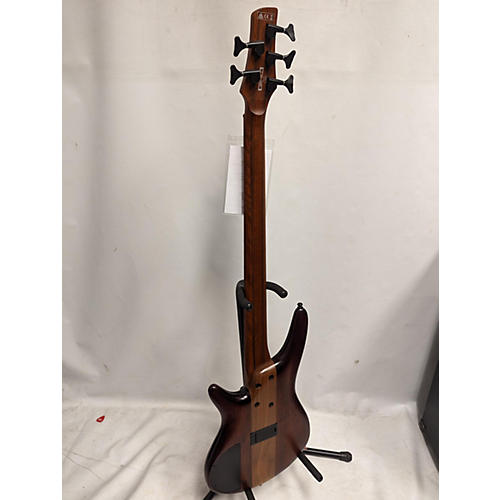 Ibanez Soundgear 5 String Electric Bass Guitar Worn Natural