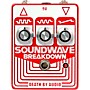 Open-Box Death By Audio Soundwave Breakdown Octave Fuzz Effects Pedal Condition 1 - Mint Red and White