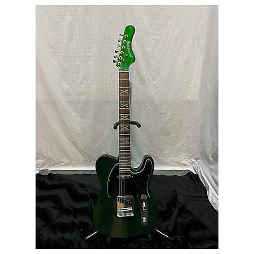 HardLuck Kings Southern Belle Solid Body Electric Guitar Green