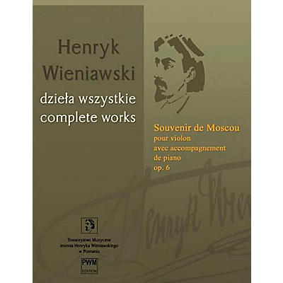 PWM Souvenir de Moscou, Op. 6 - Violin with Piano Accompaniment PWM Series Softcover