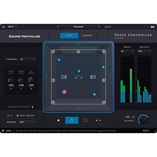Sound Particles Space Controller Studio Plug-in