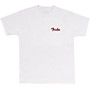 Fender Spaghetti Logo Globe T-Shirt XX Large White