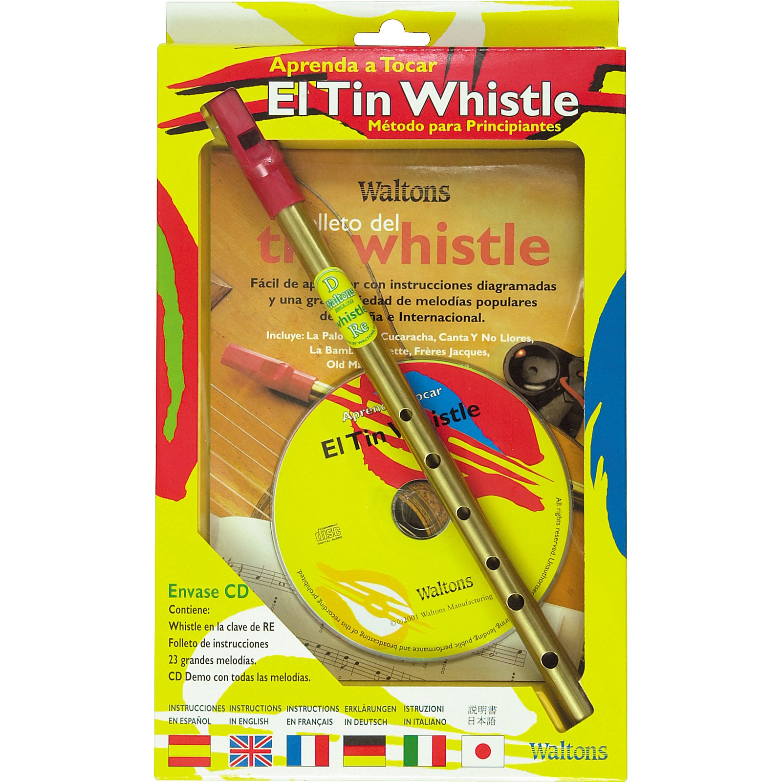 Waltons Spanish Tin Whistle CD Pack Musician's Friend