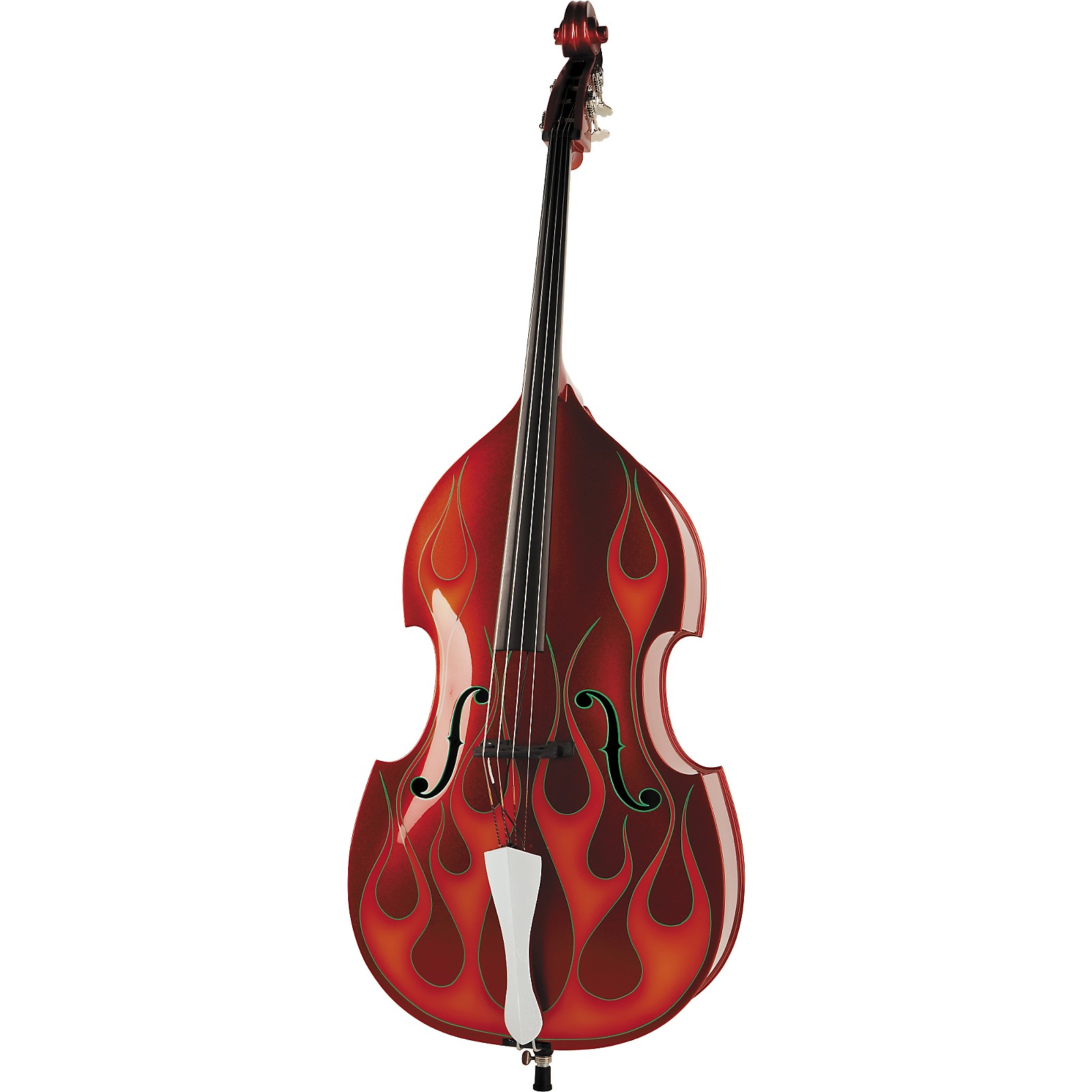 King Doublebass Sparkle King Flame Job Upright Acoustic Bass Musician