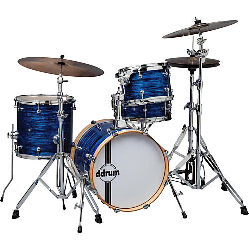 ddrum Speak Easy Flyer Compact 4-Piece Shell Pack Blue Pearl