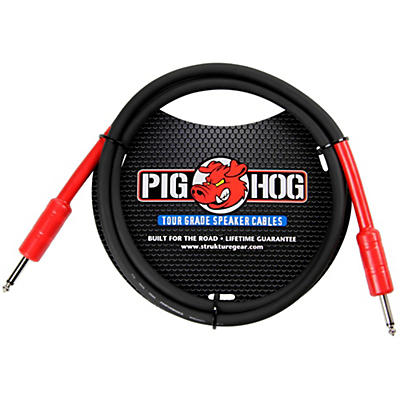 Pig Hog Speaker Cable 14 Gauge Wire 1/4" to 1/4"