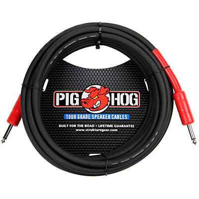 Pig Hog Speaker Cable 14 Gauge Wire 1/4" to 1/4"