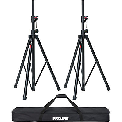 Proline Speaker Stand 2-Pack with Carrying Bag