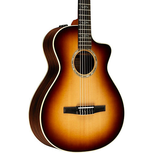 Taylor Special Edition 412ce-NR Rosewood Nylon Grand Concert Acoustic-Electric Guitar Shaded Edge Burst