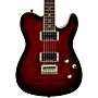 Open-Box Fender Special-Edition Custom Telecaster FMT HH Electric Guitar Condition 2 - Blemished Black Cherry Burst 197881331726
