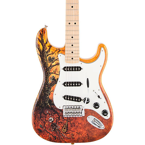 Special Edition David Lozeau Art Maple Fingerboard Stratocaster Electric Guitar