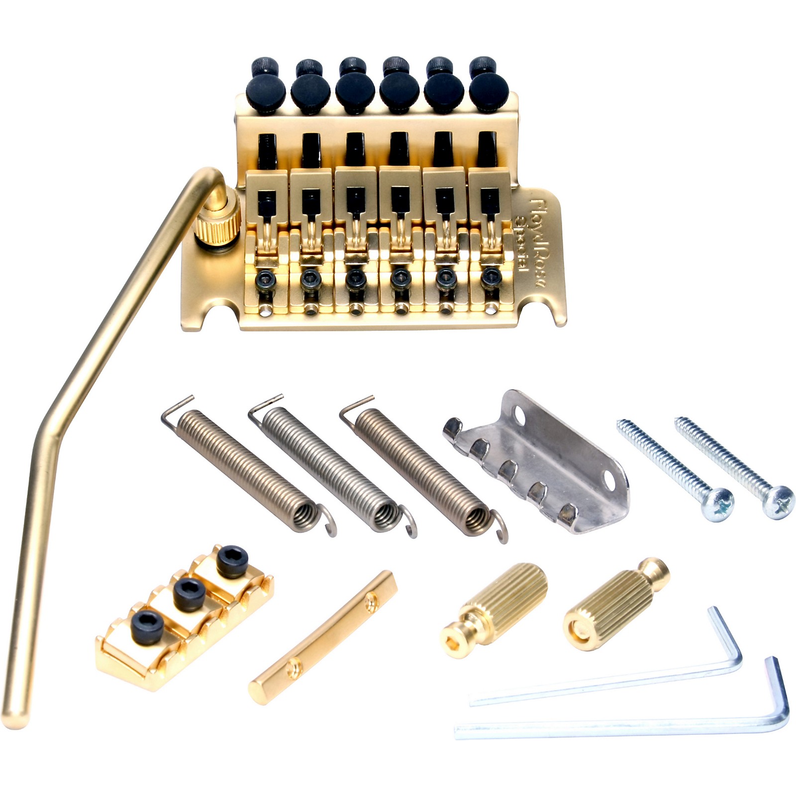 Floyd Rose Special Series Tremolo Bridge with R3 Nut Satin Gold ...
