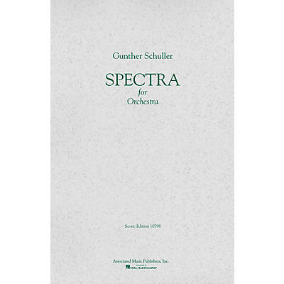 Associated Spectra (1958) (Full Score) Study Score Series Composed by Gunther Schuller