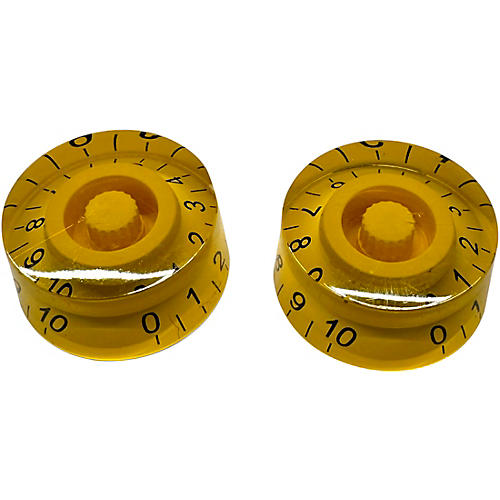 AxLabs Speed Knob (Black Lettering) - 2 Pack Yellow