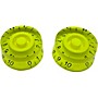 AxLabs Speed Knob With Black Lettering 2-Pack - Neon Green