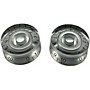 AxLabs Speed Knob With Black Lettering 2-Pack - Silver