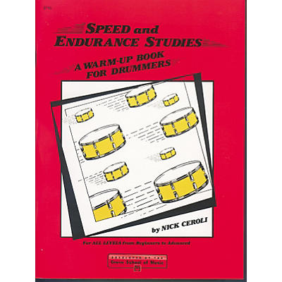 Alfred Speed and Endurance Studies Warm Up Book for Drummers