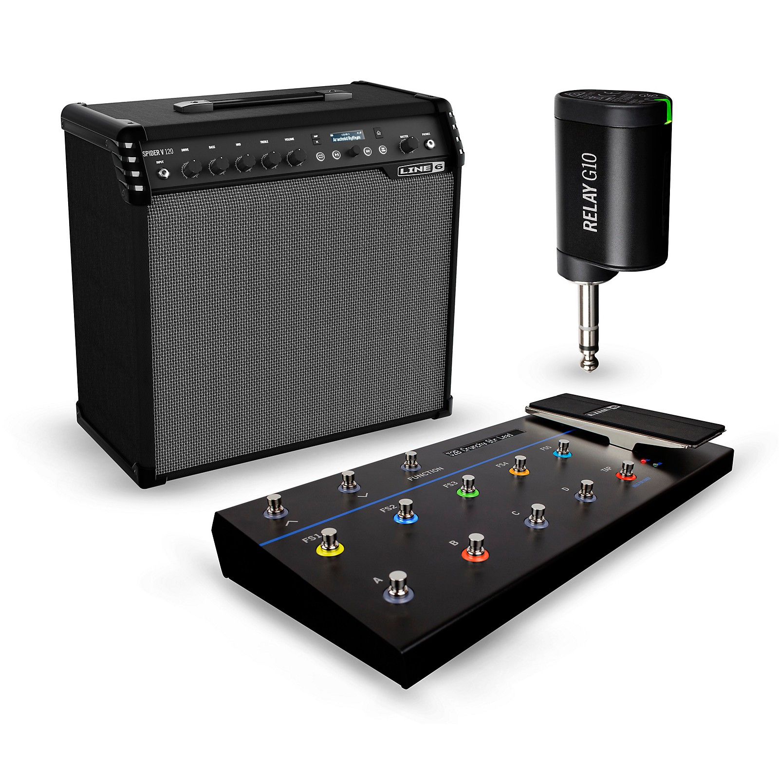 Spider V 120 120W 1x12 Guitar Combo Amp with FBV 3 Footswitch and Relay