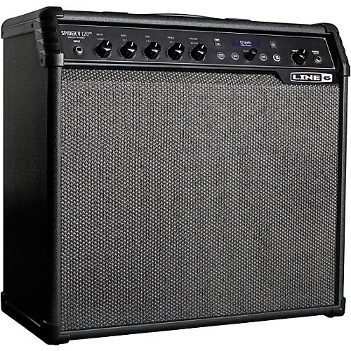 Line 6 Spider V 120 MKII 120W 1x12 Guitar Combo Amp Condition 1 - Mint Black