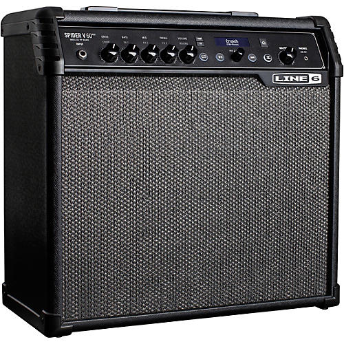 Line 6 Spider V 60 MKII 60W 1x10 Guitar Combo Amp Condition 1 - Mint Black