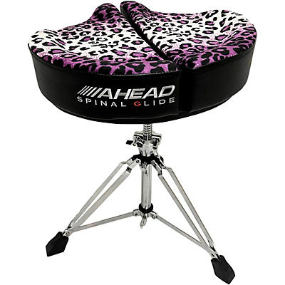 Ahead Spinal G 3-Legged Drum Throne in Leopard Print