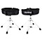 Spinal G Drum Throne Level 1 Black Cloth Top and Black Sparkle Sides 18 in.