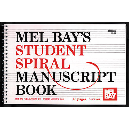 Spiral Bound Student Manuscript Book