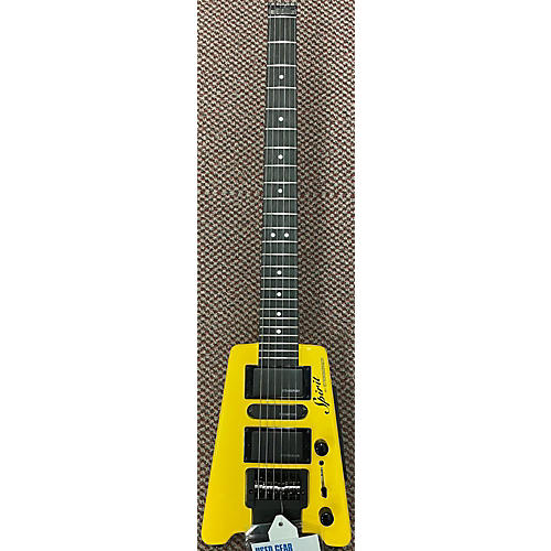 Steinberger Spirit Solid Body Electric Guitar Yellow